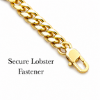 18k Gold Plated Cuban Chain With Personalised Keepsake Box alternate product view 13