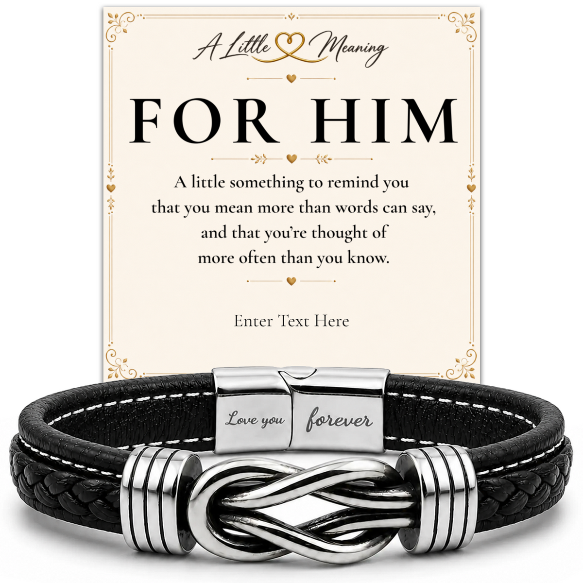 Infinity Knot Bracelet With Personalised Keepsake Box alternate product view 11