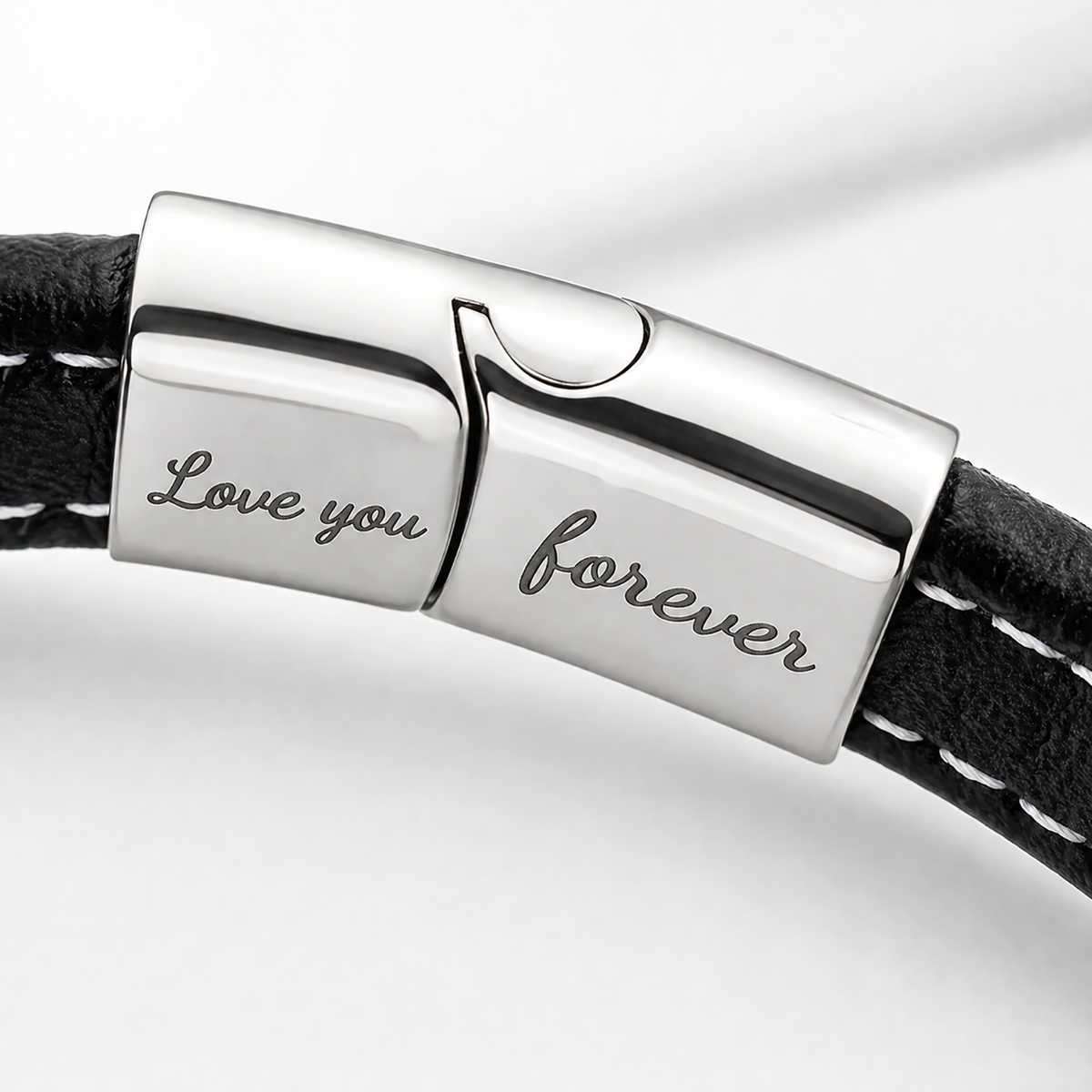 Infinity Knot bracelet with personalised keepsake box – men's gift bracelet