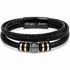 Eternal Bond braided bracelet with personalised keepsake box – men's gift bracelet