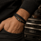 Eternal Bond braided bracelet with personalised keepsake box – men's gift bracelet