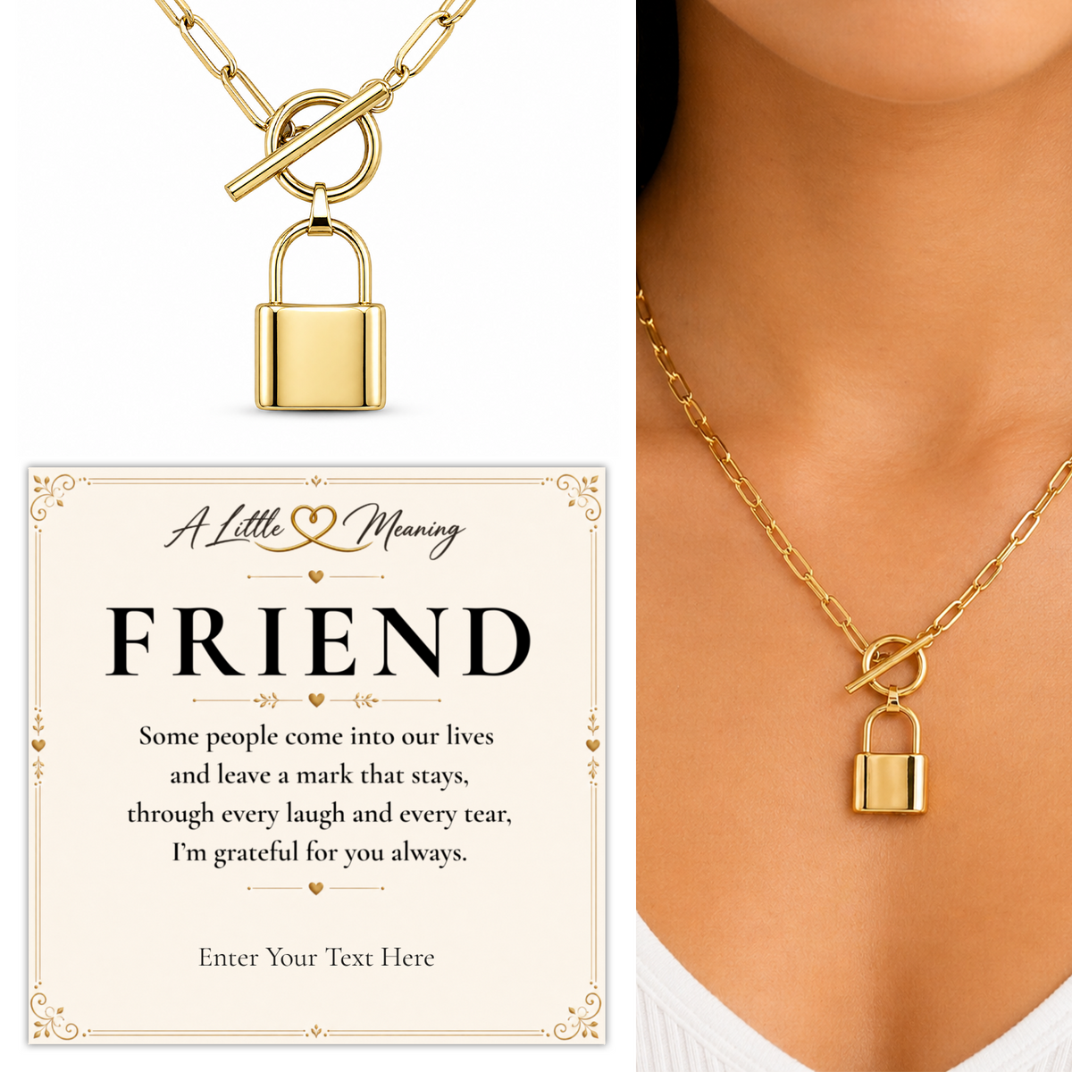 The Golden Bond Friend Necklace