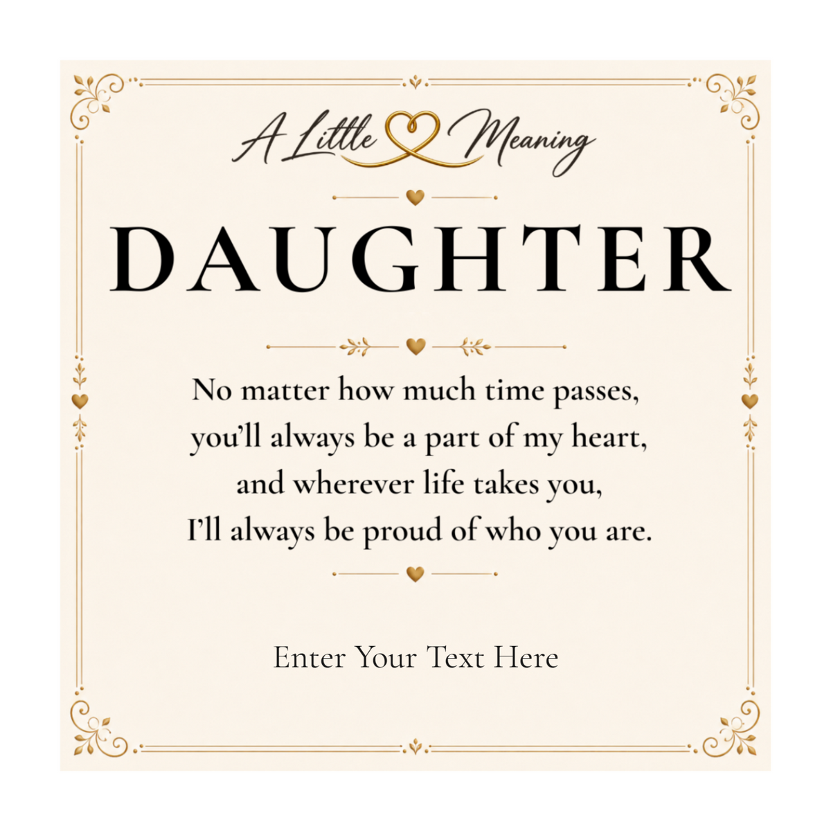 The Golden Bond Daughter Necklace