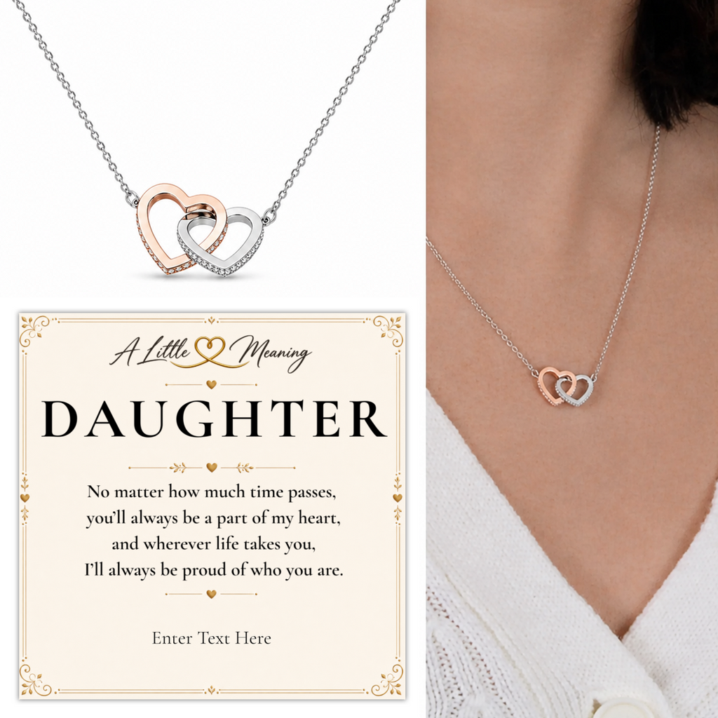 The Heart to Heart Daughter Necklace