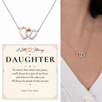 The Heart to Heart Daughter Necklace