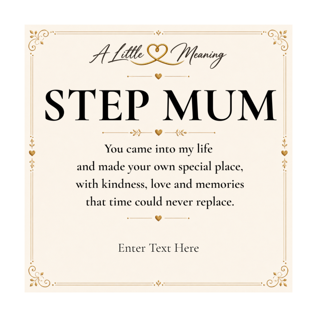The Heart to Heart Step Mum Necklace