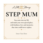 The Heart to Heart Step Mum Necklace