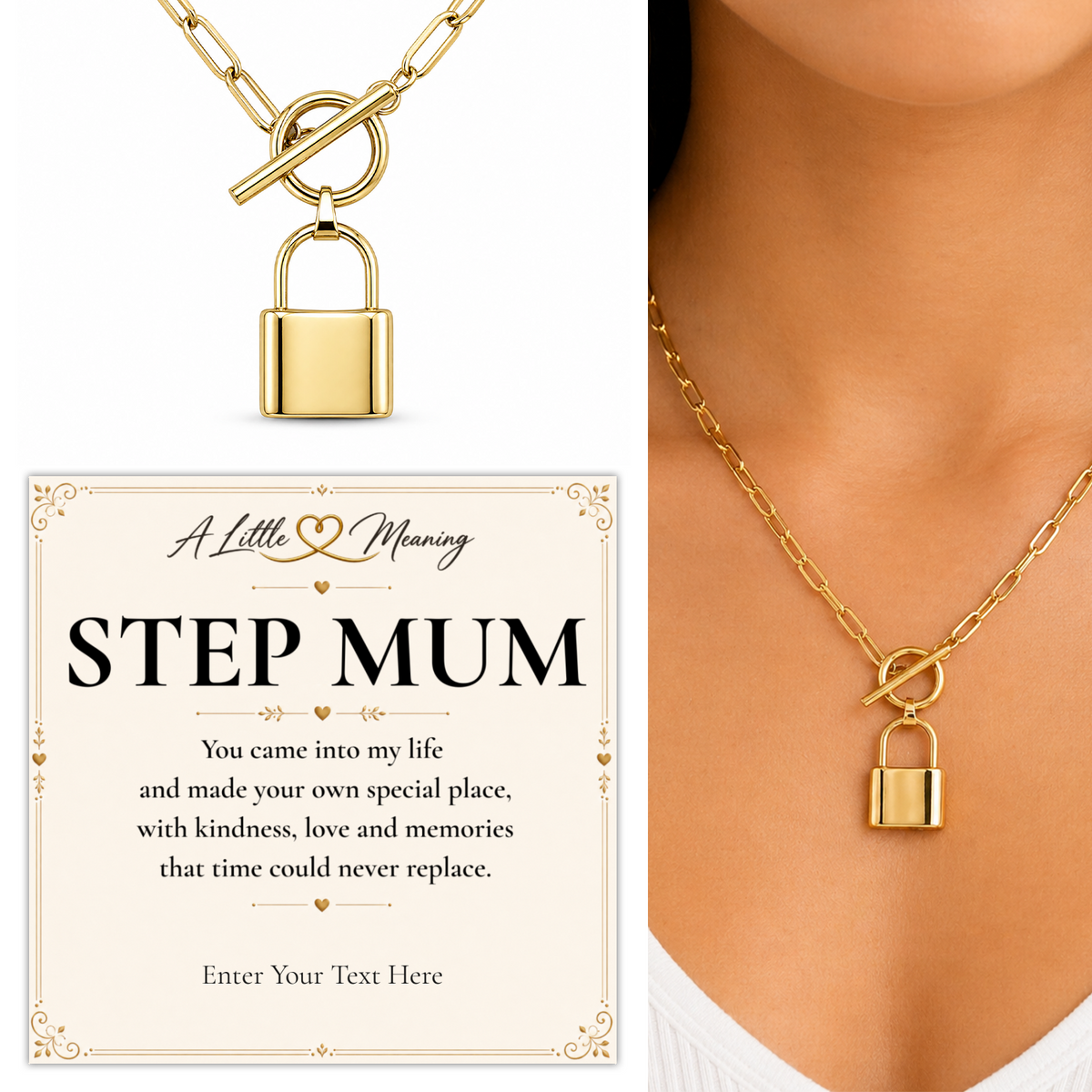 The Golden Bond Step Mum Necklace