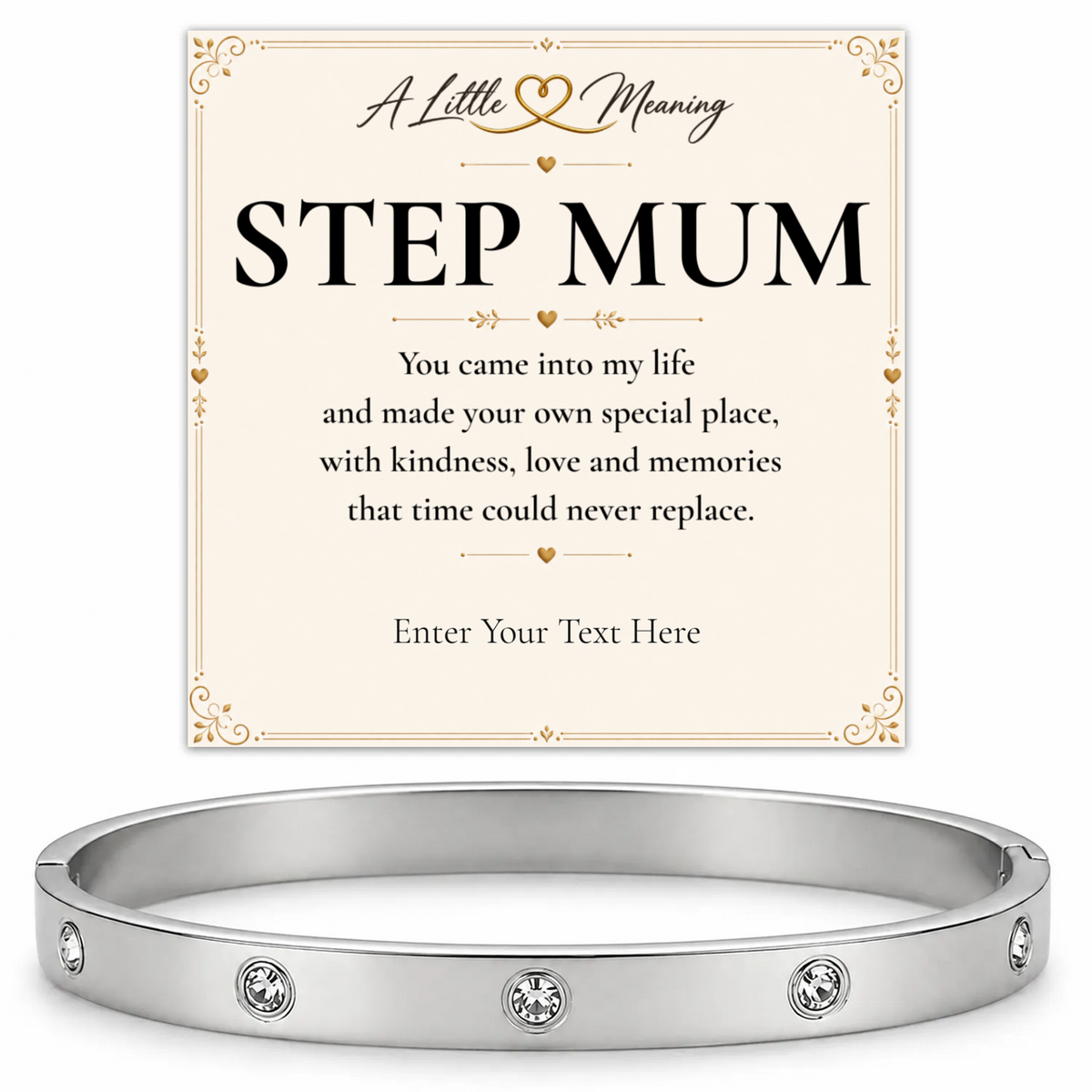 The Sparkle Step Mum Bracelet