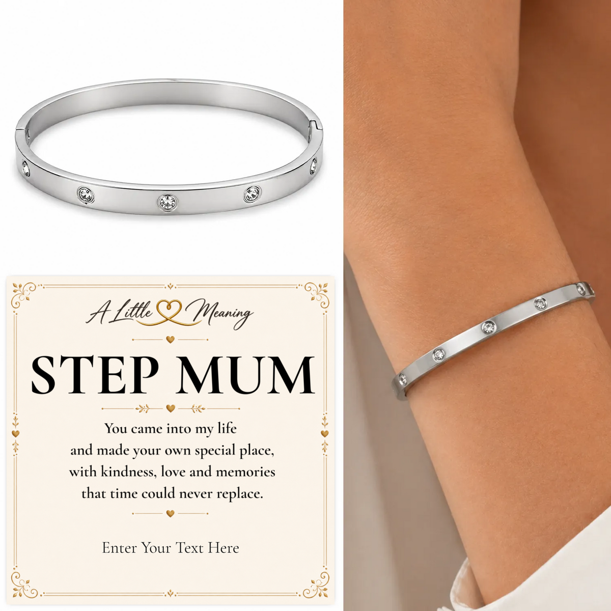 The Sparkle Step Mum Bracelet