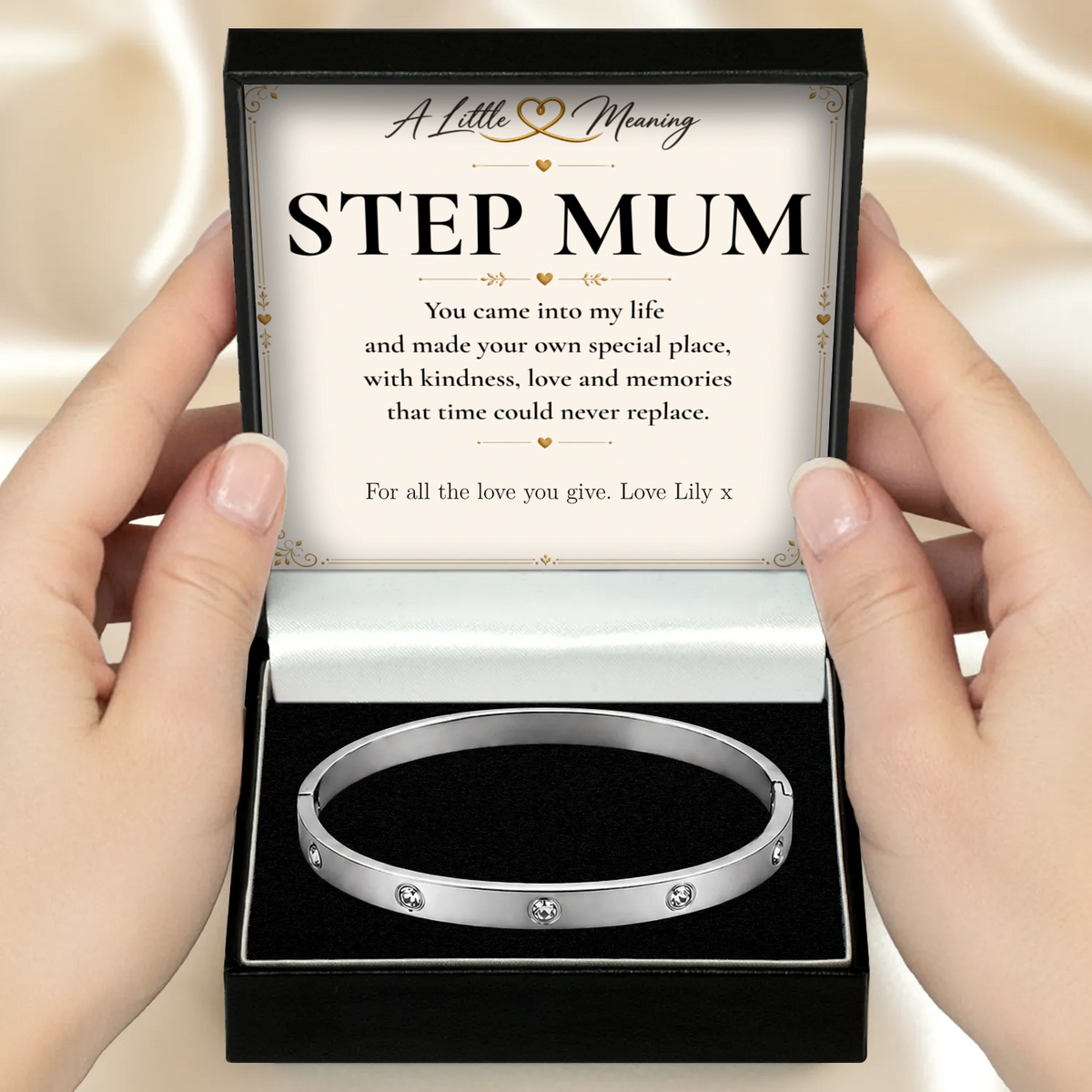The Sparkle Step Mum Bracelet