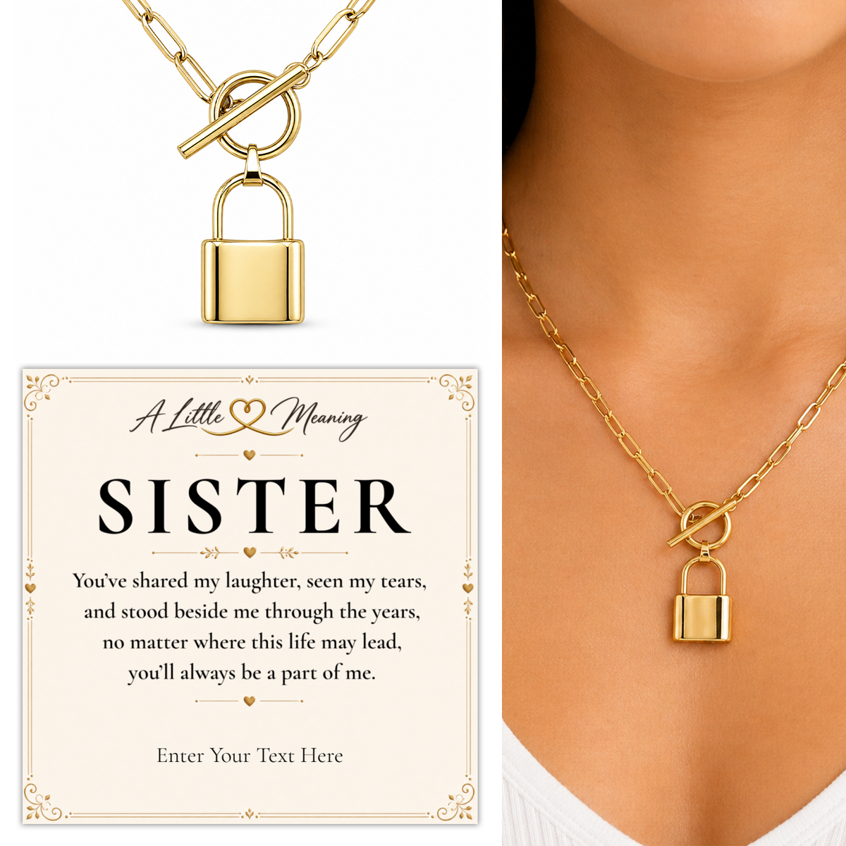 The Golden Bond Sister Necklace