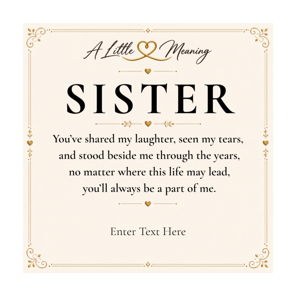 The Heart to Heart Sister Necklace