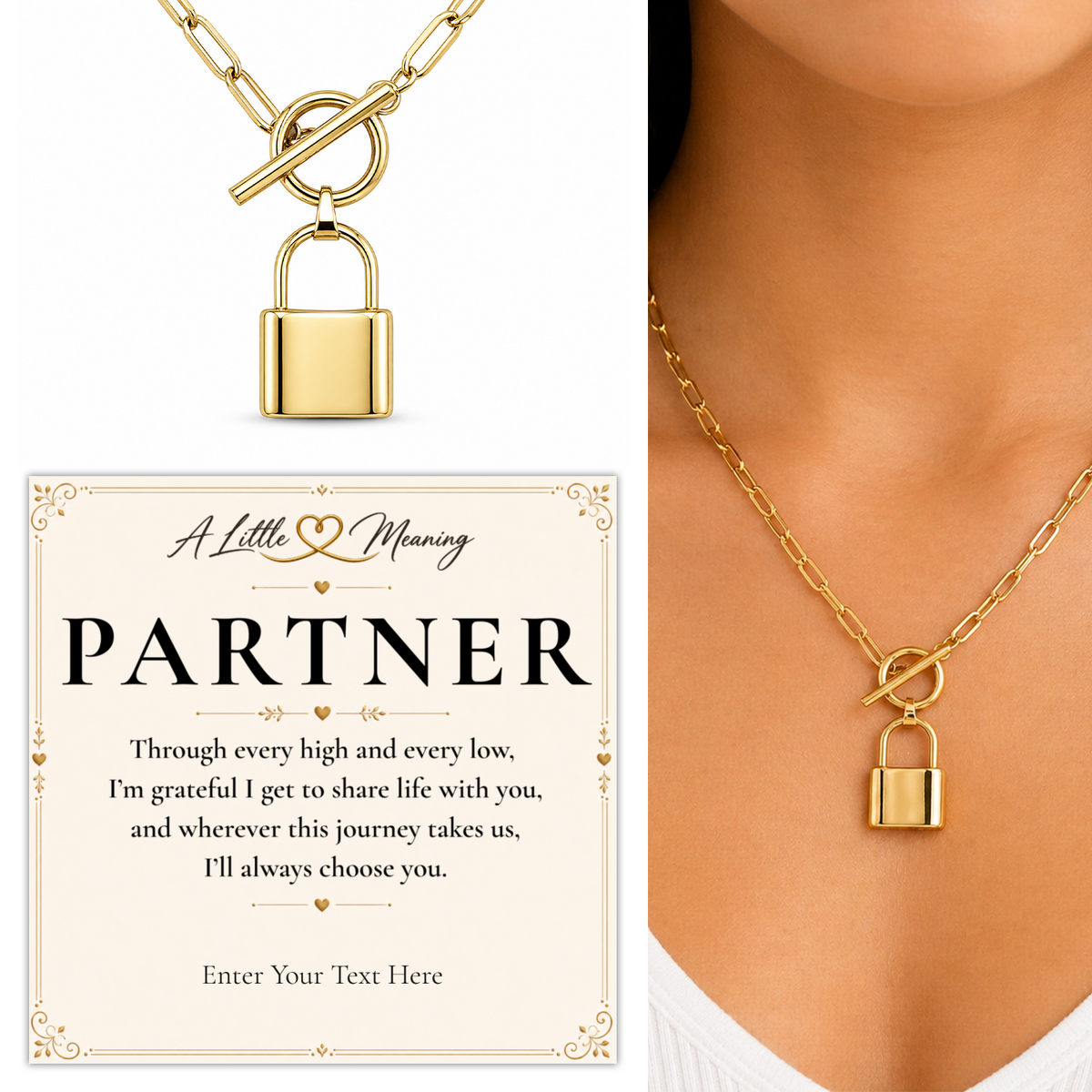 The Golden Bond Partner Necklace