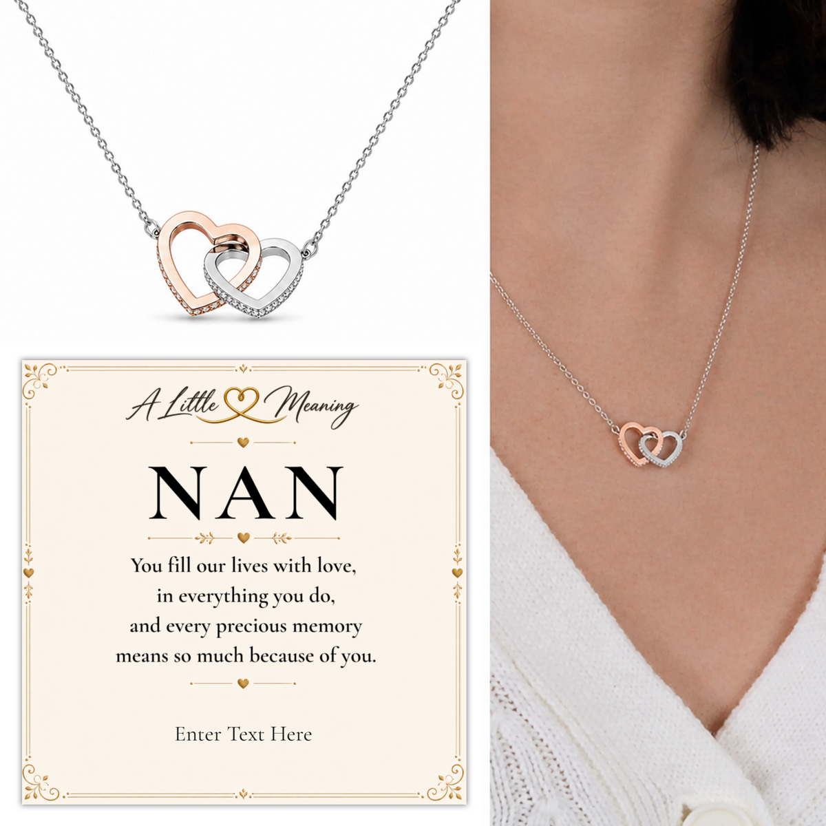 The Heart to Heart Nan Necklace