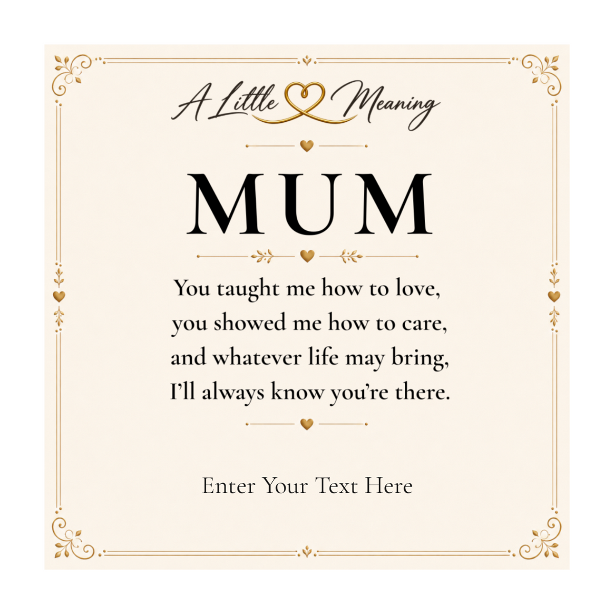 The Golden Bond Mum Necklace