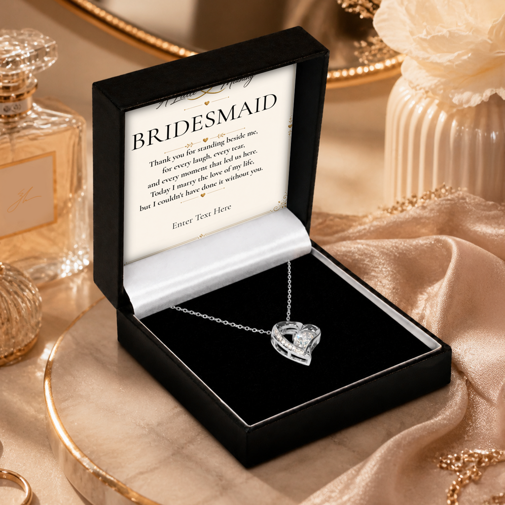 The Eternal Bridesmaid Necklace – personalised bridesmaid gift, view 5