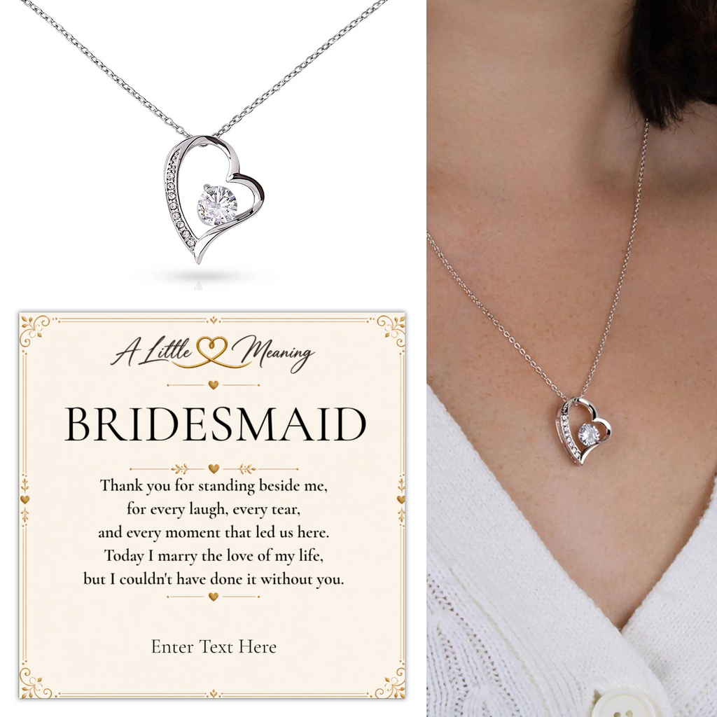 The Eternal Bridesmaid Necklace – personalised bridesmaid gift, view 6