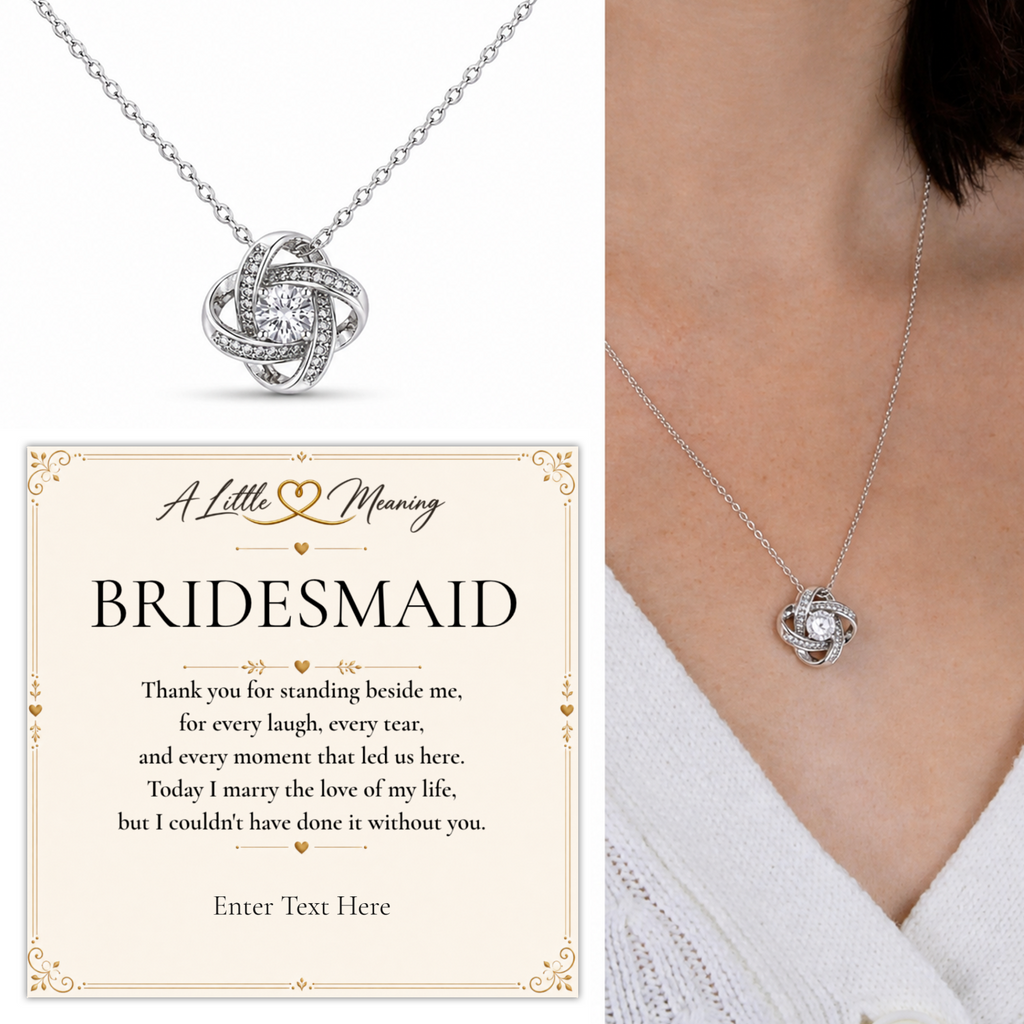 The Forever Bridesmaid Necklace – personalised bridesmaid gift, view 5