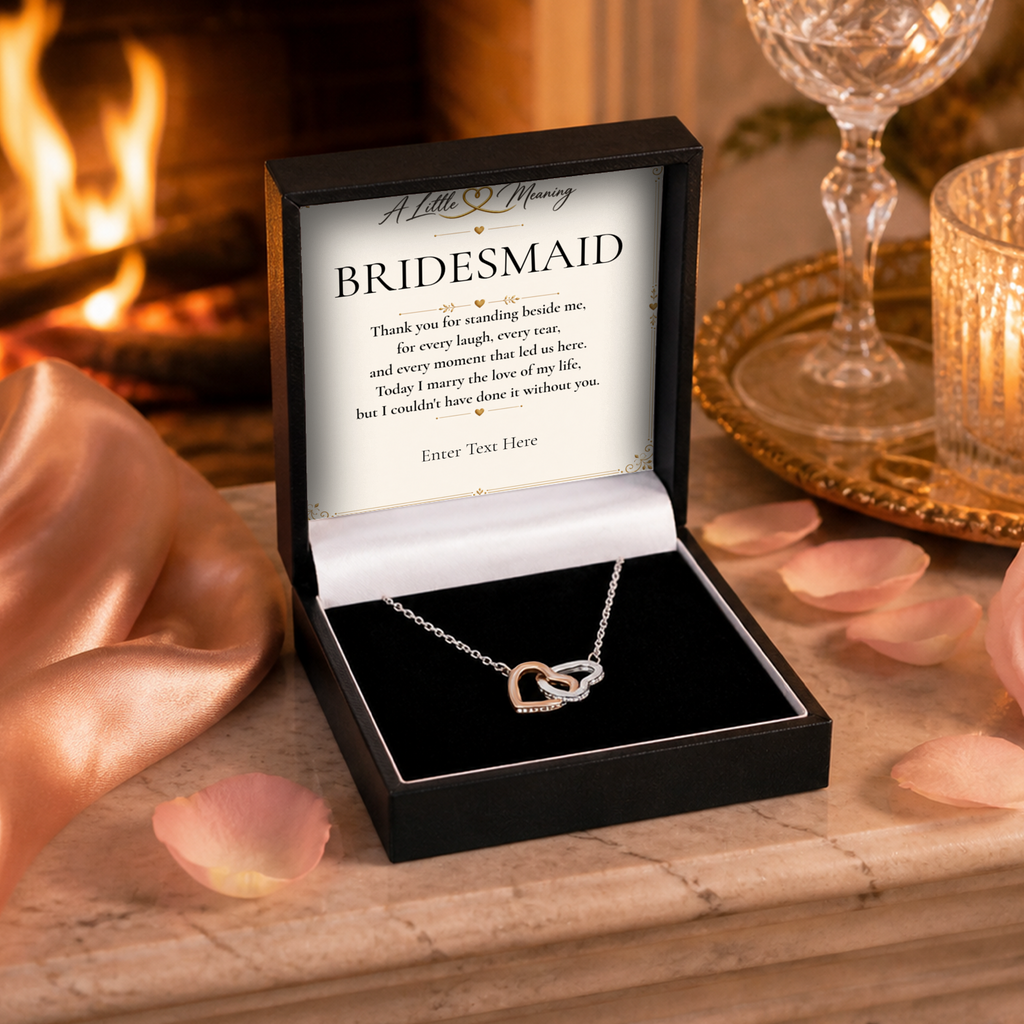 The Heart to Heart Bridesmaid Necklace