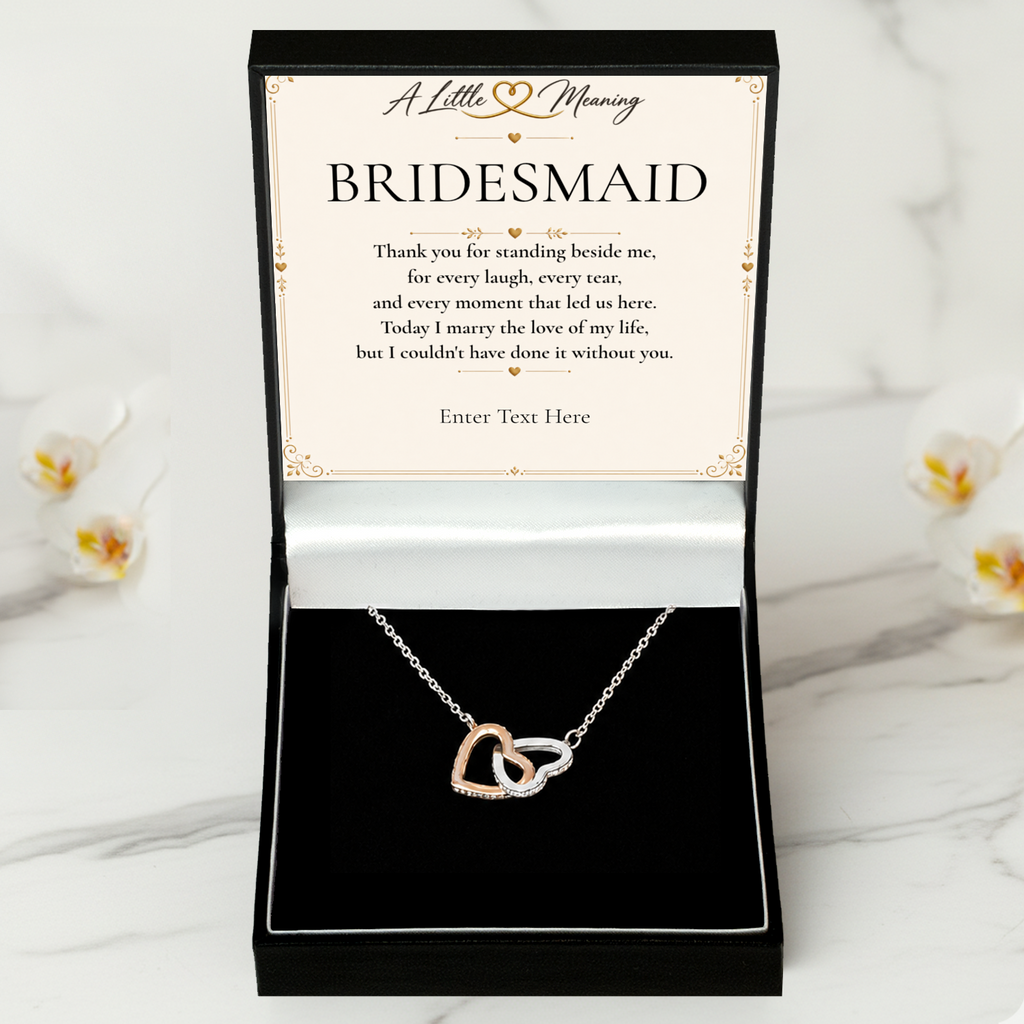 The Heart to Heart Bridesmaid Necklace