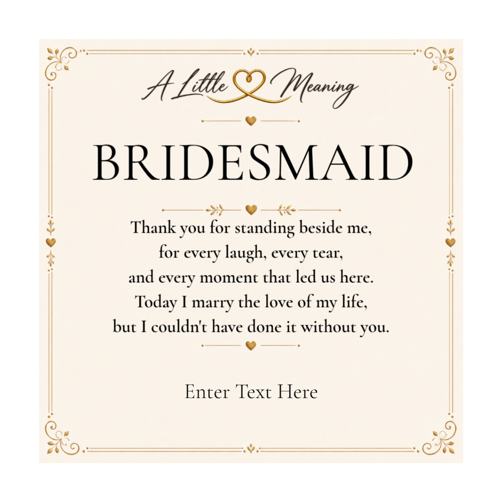 The Heart to Heart Bridesmaid Necklace – personalised bridesmaid gift, view 3