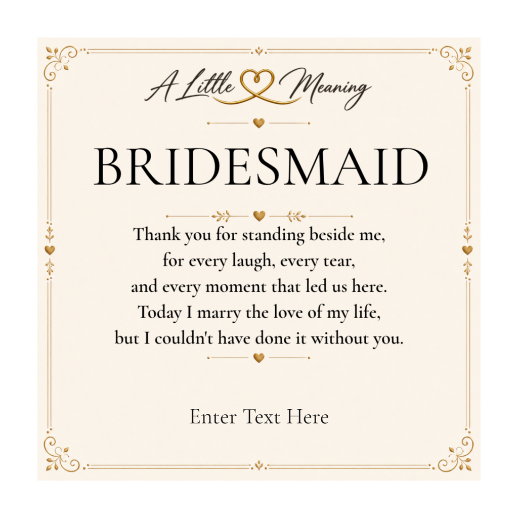 The Golden Bond Bridesmaid Necklace – personalised bridesmaid gift, view 3