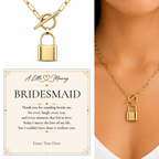 The Golden Bond Bridesmaid Necklace – personalised bridesmaid gift, view 5