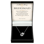 The Trinity Bridesmaid Necklace – personalised trinity ring bridesmaid gift
