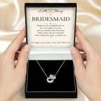 The Trinity Bridesmaid Necklace – personalised bridesmaid gift, view 8