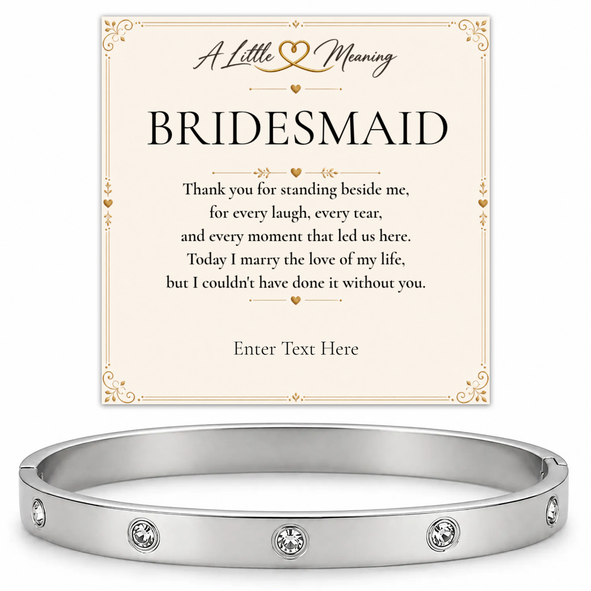 The Sparkle Bridesmaid Bracelet